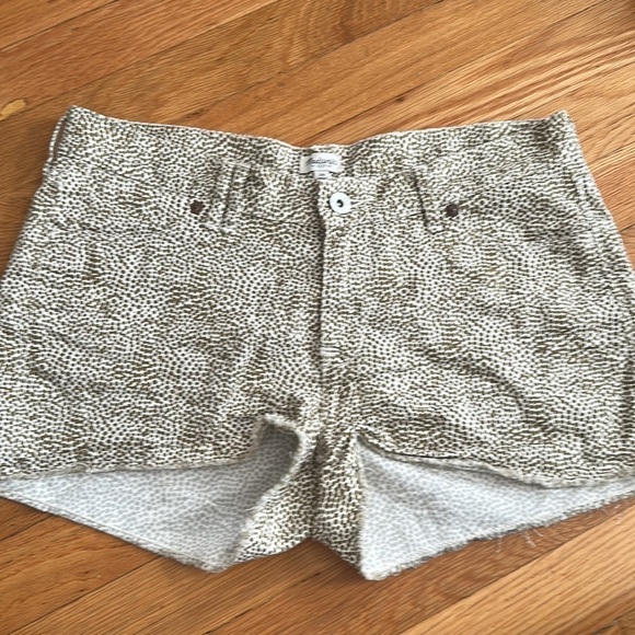 Madewell Safari Dot Shorts Women Size 26 Raw Hem Style 01593 - Picture 3 of 6